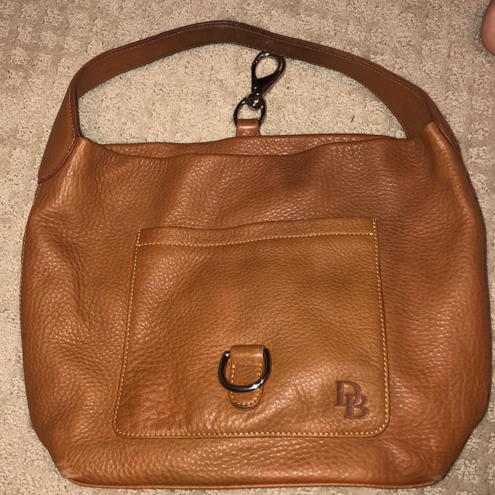 leather D&B purse